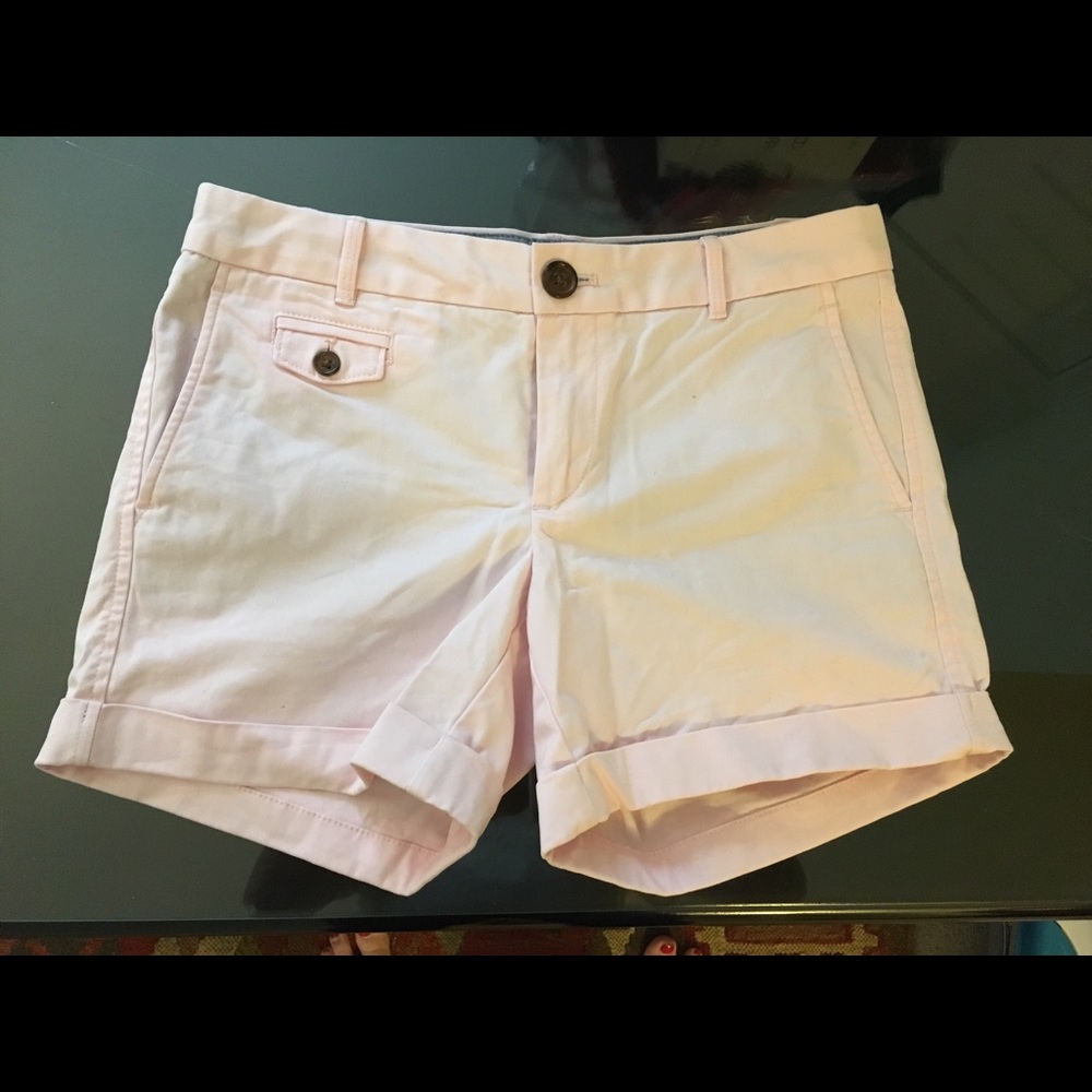 Banana Republic City Chino Shorts Sz 2 Light Pink